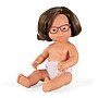 MINILAND Baby Doll Caucasian Girl With Down Syndrome With Glasses, 15'' (MLE31110)~#|#~sp167908999_sc7