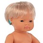 MINILAND Baby Doll Caucasian Girl With Hearing Aid, 15'' (MLE31114)~#|#~sp167909009_sc7