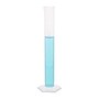 Supertek Measuring Cylinder with Hexagonal Base, 1000ml, Clear Polypropylene, Pack of 3 (SKFCH1081510)~#|#~sp167909152_sc7