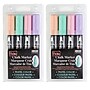 Marvy Uchida Bistro Chalk Markers, Broad Tip, Assorted Colors, 4/Pack, 2 Packs/Bundle (UCH4804P-2)~#|#~sp167909301_sc7