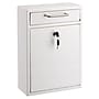 AdirOffice Wall-Mounted Steel Key Lock Drop Box Interoffice Mailbox, White (631-05-WHI)~#|#~sp167909473_sc7