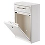AdirOffice Wall-Mounted Steel Key Lock Drop Box Interoffice Mailbox, White (631-05-WHI)~#|#~sp167909475_sc7