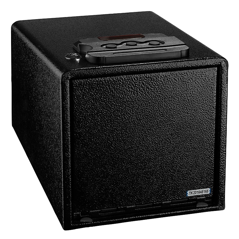 AdirOffice Medium Black Steel Quick Access Pistol Gun Safe (671-100-BLK) image 1