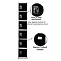 AdirOffice 72'' 6-Tier Black Storage Locker (629-206-BLK)~#|#~sp167909597_sc7