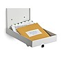 AdirOffice Steel Drop Box Interoffice Mailbox with Key Lock, 16"H x 11"W x 2.4"D, White Steel (631-14-WHI)~#|#~sp167909750_sc7
