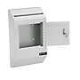 AdirOffice Steel Drop Box Mailbox with Key Lock, 0.37 cu. ft. (631-13-WHI)~#|#~sp167909762_sc7