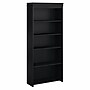 Bush Furniture Fairview Collection 69"H 5-Shelf Bookcase with Adjustable Shelves, Antique Black Laminated Wood (WC53965-03)~#|#~sp168011677_sc7