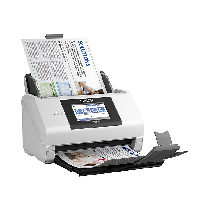 Epson DS-790WN B11B265201 Duplex Desktop Document Scanner, White