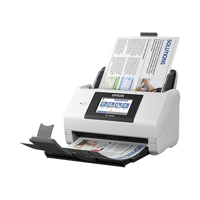 Epson DS-790WN B11B265201 Duplex Desktop Document Scanner, White