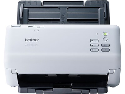 Brother ADS-4300N Duplex Document Scanner, Gray