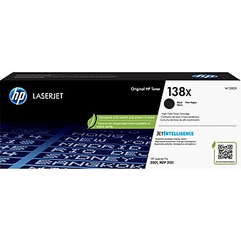HP 138X Black High Yield Toner Cartridge (W1380X)