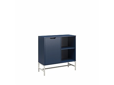 Ameriwood Modine 30″H 2-Shelf Bookcase with Adjustable Shelf, Navy (3483837COM) Sansujyuku sansujyuku.com