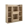 Ameriwood Tyler 40.8"H 9-Shelf Bookcase, Blonde Oak Particle Board (4865847COM)~#|#~sp168017977_sc7