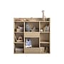 Ameriwood Tyler 40.8"H 9-Shelf Bookcase, Blonde Oak Particle Board (4865847COM)~#|#~sp168017980_sc7