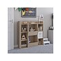 Ameriwood Tyler 40.8"H 9-Shelf Bookcase, Blonde Oak Particle Board (4865847COM)~#|#~sp168017983_sc7