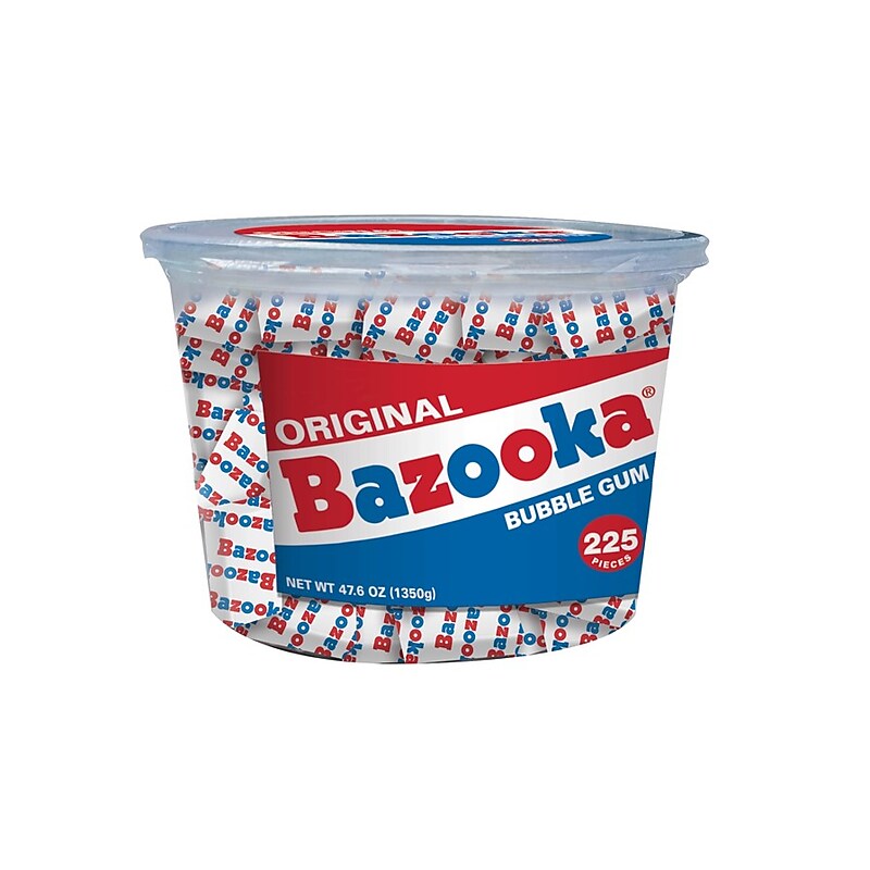 Bazooka Original Bubble Gum Gum, 225 Pieces/Pack (209-00351) image 1
