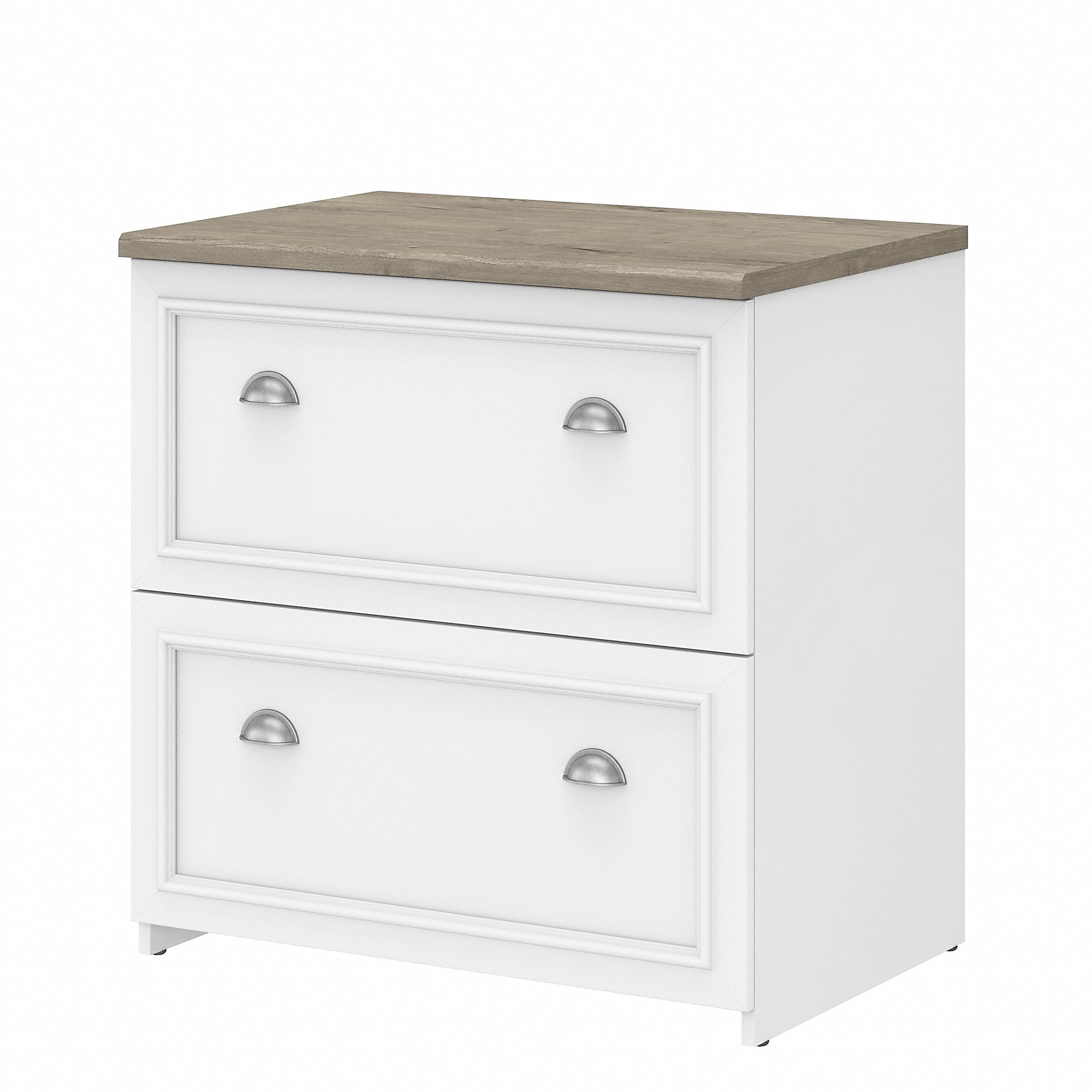 Bush Furniture Fairview 2-Drawer Lateral File Cabinet, Letter/Legal, Shiplap Gray/Pure White, 29.57″ (WC53681-03) Sansujyuku sansujyuku.com