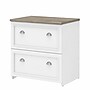 Bush Furniture Fairview 2-Drawer Lateral File Cabinet, Letter/Legal, Shiplap Gray/Pure White, 29.57" (WC53681-03)~#|#~sp168353593_sc7