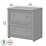 Bush Furniture Fairview 2 Drawer Lateral File Cabinet, Cape Cod Gray, (WC53581-03)~#|#~sp168353628_sc7