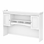 Bush Furniture Fairview 60"W Desktop Hutch, Shiplap Gray/Pure White (WC53631-03)~#|#~sp168353650_sc7