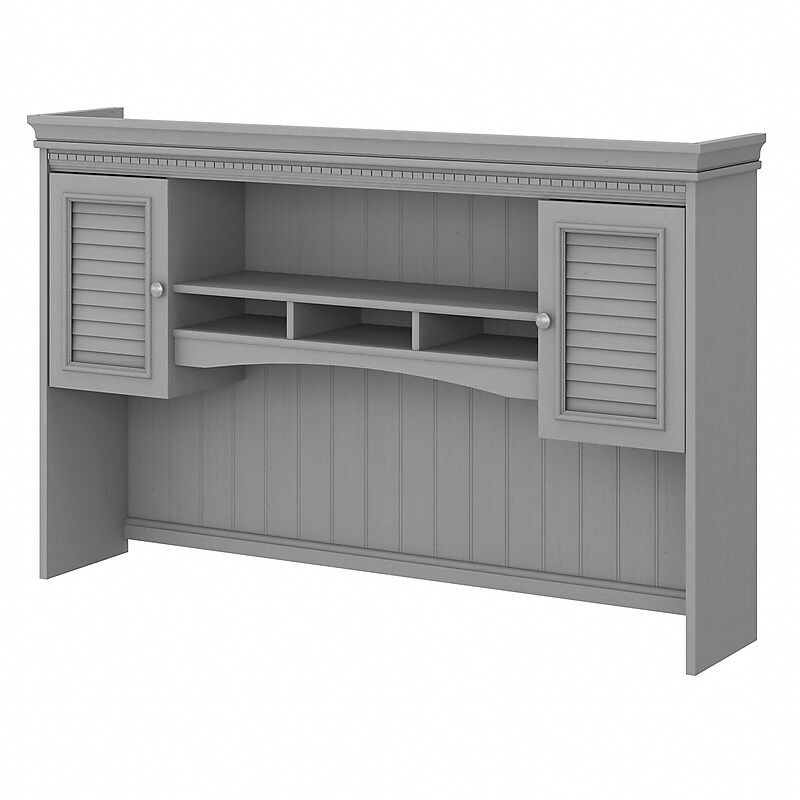 Bush Furniture Fairview 60"W Desktop Hutch, Cape Cod Gray (WC53531-03) image 1