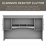Bush Furniture Fairview 60"W Desktop Hutch, Cape Cod Gray (WC53531-03)~#|#~sp168353660_sc7