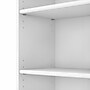 Bush Furniture Fairview 69"H 5-Shelf Bookcase with Adjustable Shelves, Shiplap Gray/Pure White Laminated Wood (WC53665-03)~#|#~sp168353678_sc7