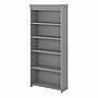 Bush Furniture Fairview 69"H 5-Shelf Bookcase with Adjustable Shelves, Cape Cod Gray Laminated Wood (WC53565-03)~#|#~sp168353682_sc7