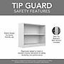 Bush Furniture Universal 30"H 2-Shelf Bookcase, Pure White, 2/Set (UB001PW)~#|#~sp168356875_sc7