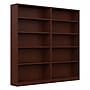Bush Furniture Universal 72"H 5-Shelf Bookcase with Adjustable Shelves, Vogue Cherry, 2/Set (UB003VC)~#|#~sp168356877_sc7