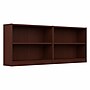 Bush Furniture Universal 30"H 2-Shelf Bookcase, Vogue Cherry, 2/Set (UB001VC)~#|#~sp168357392_sc7