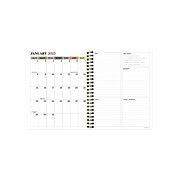 2022-2023 TF Publishing Blooms & Leaves 6" x 8" Academic Weekly & Monthly Planner, Multicolor (AY-MWM-23-9210)