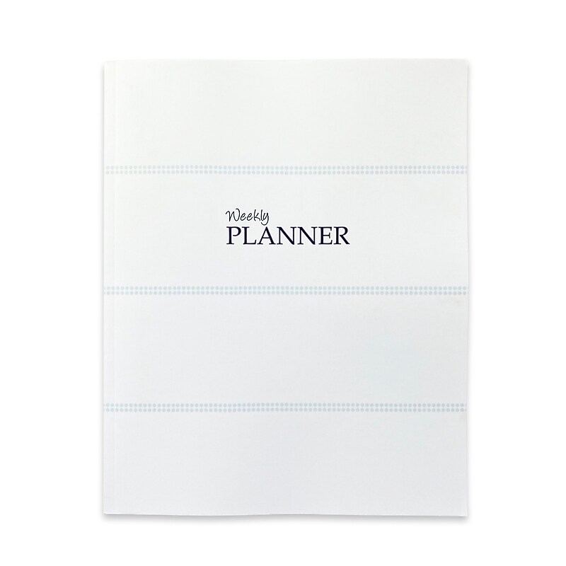 Undated Kahootie Co. 8" x 10" Planner, It's That Kinda Day, Teal Mini Dots (ITKLWTMS-H) image 1