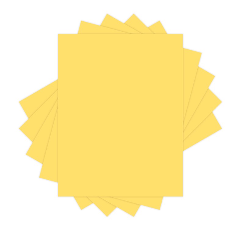 Xerox Vitality 30% Recycled Multipurpose Paper, 20 lbs., 8.5" x 11", Goldenrod, 500 Sheets/Ream (3R11055) image 1