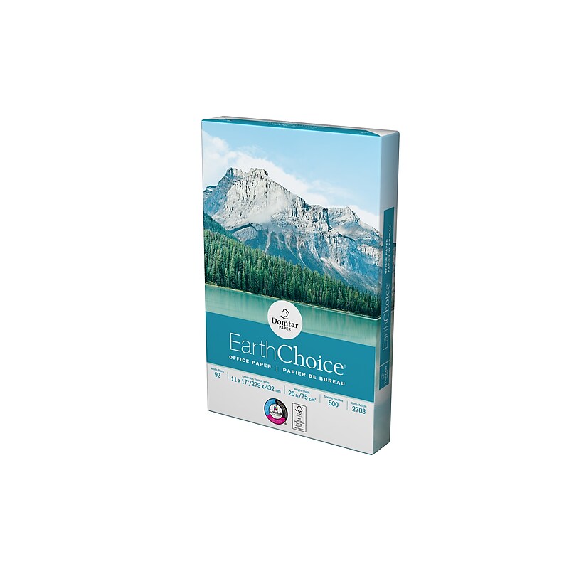 EarthChoice 11" x 17" Multipurpose Paper, 20 lbs., 92 Brightness, 500 Sheets/Ream (2703) image 1