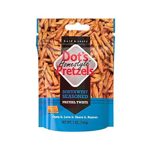 Dots Homestyle Southwest Seasoned Pretzels Twists, 5 oz. (DDP00820
