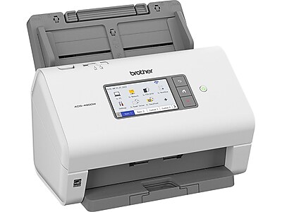 Brother ADS-4900W Duplex Document Scanner, White/Black