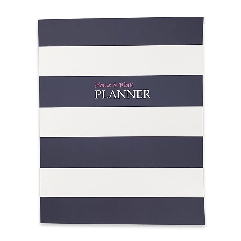 Undated Kahootie Co. 8" x 10" Planner, It's That Kinda Day, Navy Stripe (ITKHWNS-H) image 1