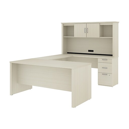 Staples l shaped desk with hutch discount