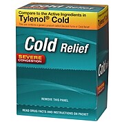 Lil' Drugstore® Cold Relief (Compare to Tylenol® Cold Head Congestion), 50/Box (LIL97187)