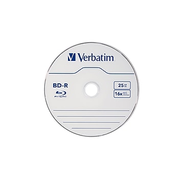 Verbatim BD-R, 16x, 25GB, 10/Box (97238)