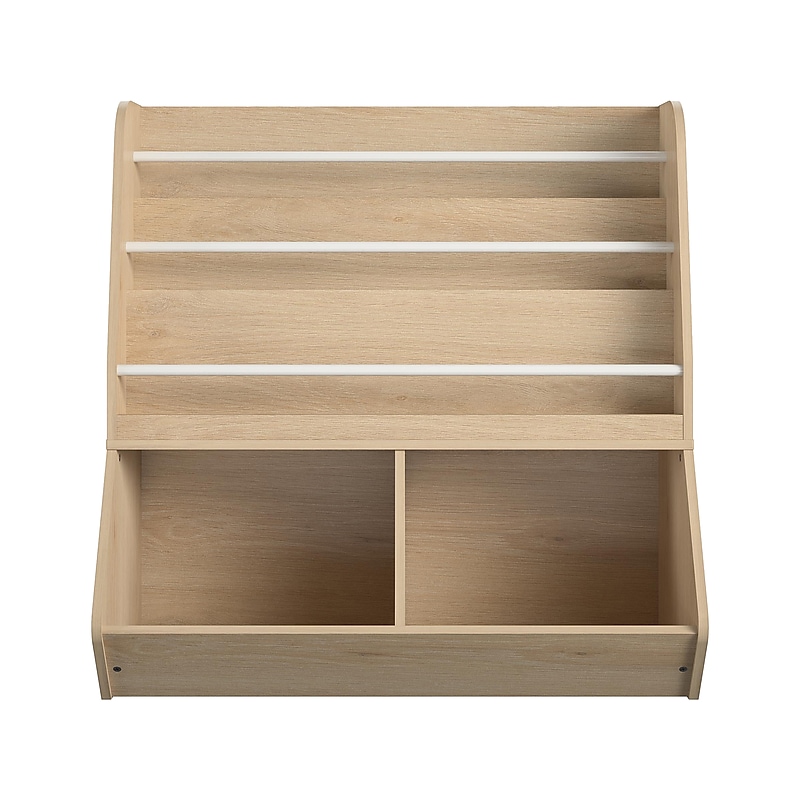 Ameriwood Tyler 36"H 5-Shelf Bookcase, Blonde Oak Particle Board (4947847COM) image 1