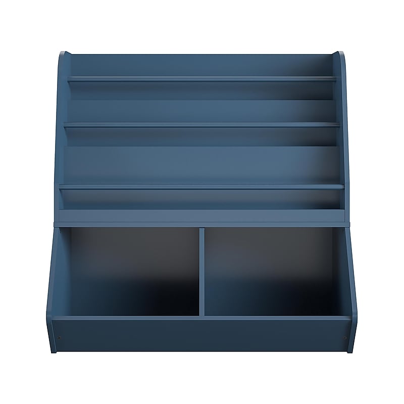Ameriwood Tyler 36"H 5-Shelf Bookcase, Navy Particle Board (4947837COM) image 1