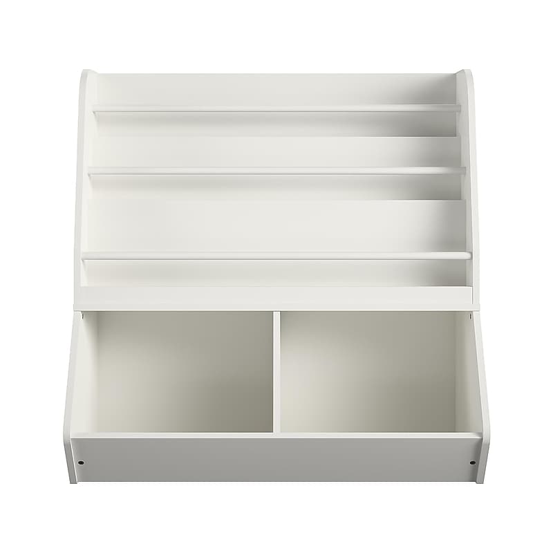 Ameriwood Tyler 36"H 5-Shelf Bookcase, White Particle Board (4947013COM) image 1