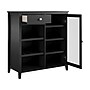 Ameriwood Tuxedo 34.9" Bar Cabinet with 7 Shelves, Black (3969872COM)~#|#~sp168531583_sc7