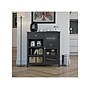 Ameriwood Tuxedo 34.9" Bar Cabinet with 7 Shelves, Black (3969872COM)~#|#~sp168531588_sc7