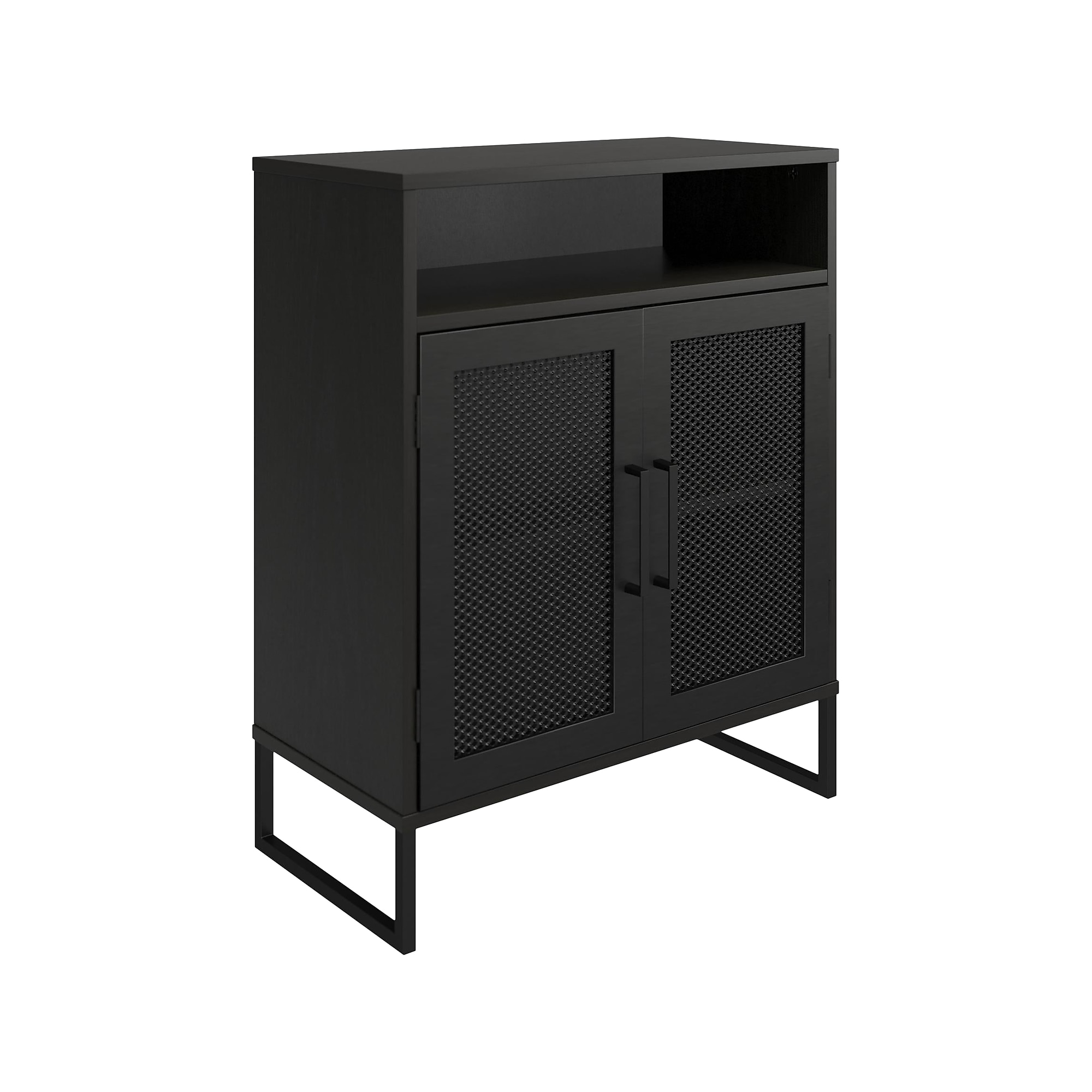Ameriwood Purdue 30″ Storage Cabinet with 3 Shelves, Black Oak (3558335COM) Sansujyuku sansujyuku.com