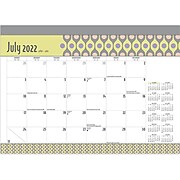 2022-2023 Plato Vintage Funk 10" x 14" Monthly Desk Pad Calendar (9781975450298)