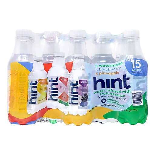 Hint Water Variety Pack, 15 pk./16 oz. Staples