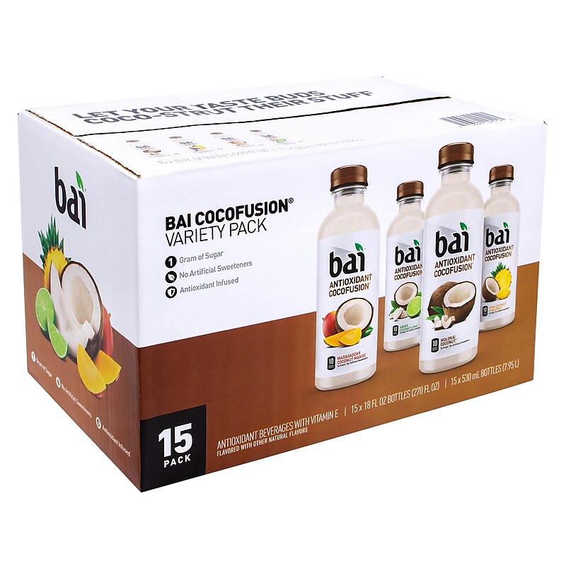 BAI Cocofusion Variety Pack 18oz 15CT image 1